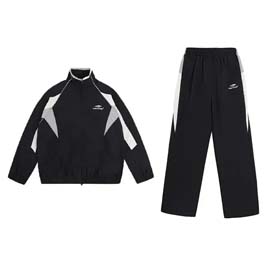 Baidemugetala new splicing sports windbreaker jacket casual pants suit (3 styles)-2494  